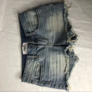 Pink Victoria’s Secret denim shorts size 0